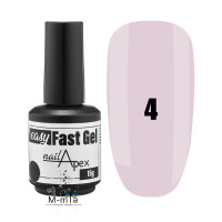 Гель для наращивания Nail Apex Fast gel 15 мл, № 4